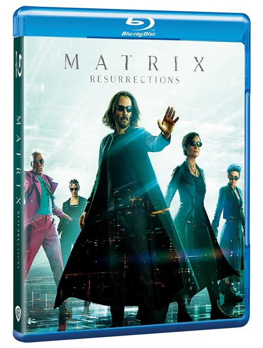 Cover Blu-Ray Matrix Resurrections.