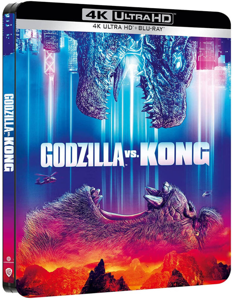 Cover Steelbook 4k Godzilla vs Kong.